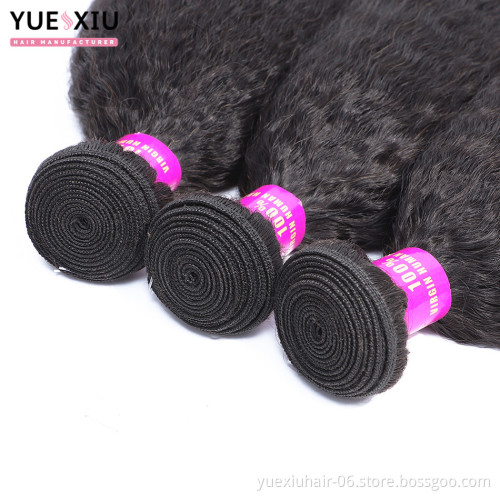Kinky Straight Hair Big Sale 20 Inch Human Hair Weave Extension Cheap Weave Hair Online